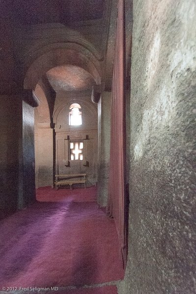 20120402_152321 Nikon D3 2x3.jpg - Lalibella is famous for its 11 underground rock churches. This is the interior of one of them